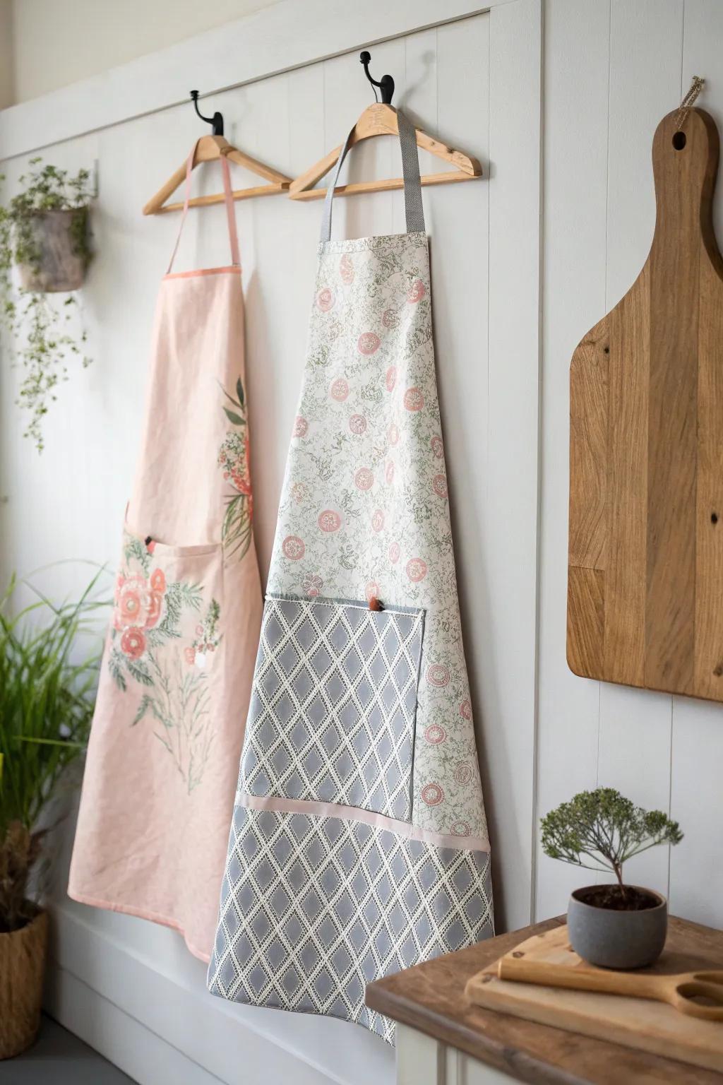 Craft elegance with a DIY reversible apron—where style meets practicality in every stitch.
