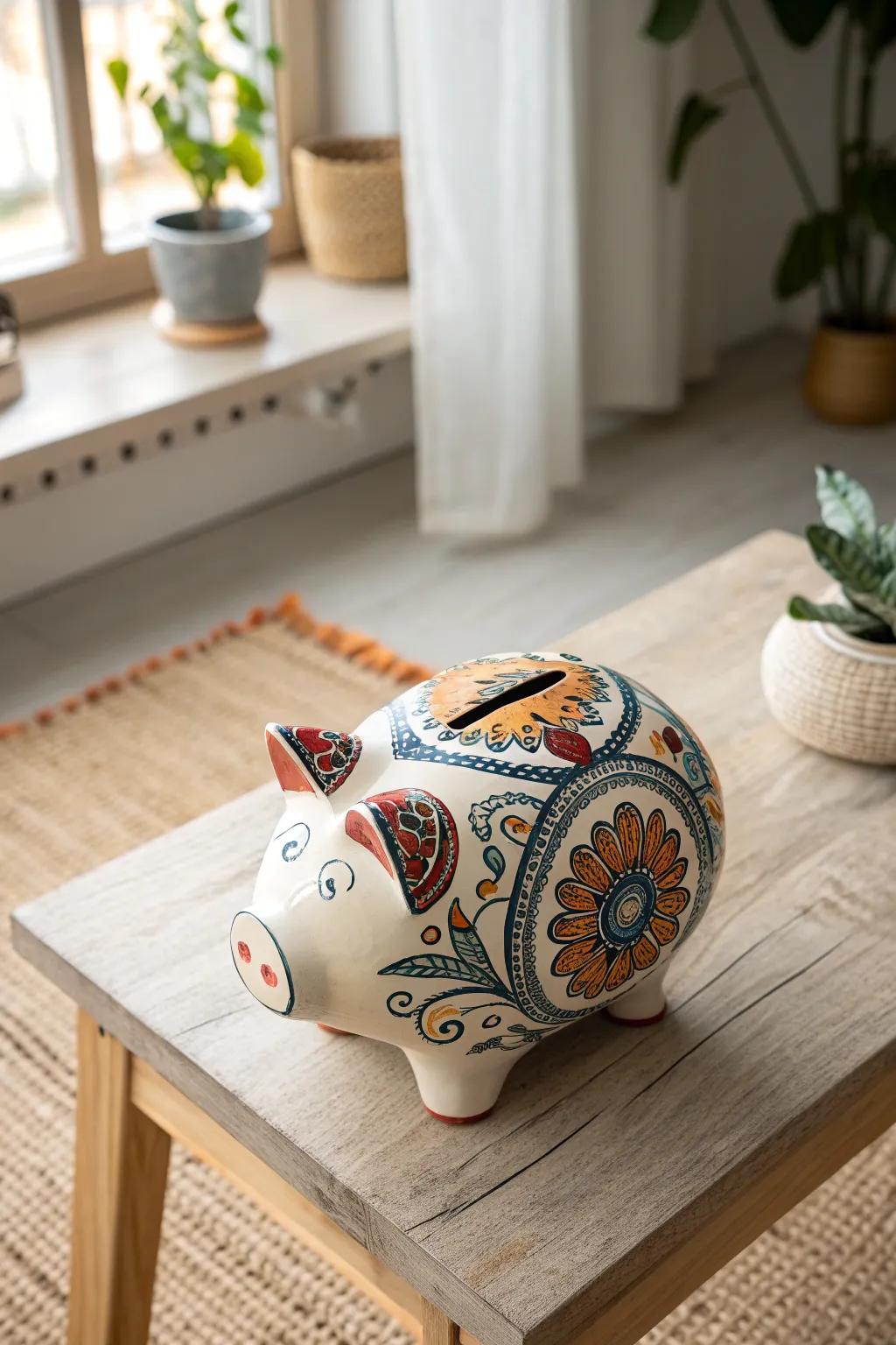 Transform your savings into a work of art with folk-inspired designs!