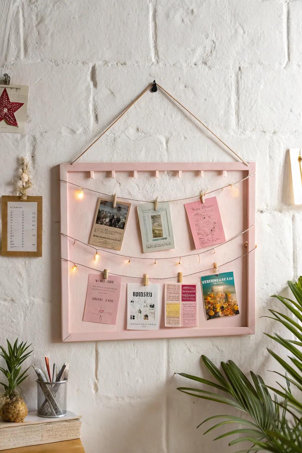 Cherish your adventures with a minimalist memory board that speaks to your heart.