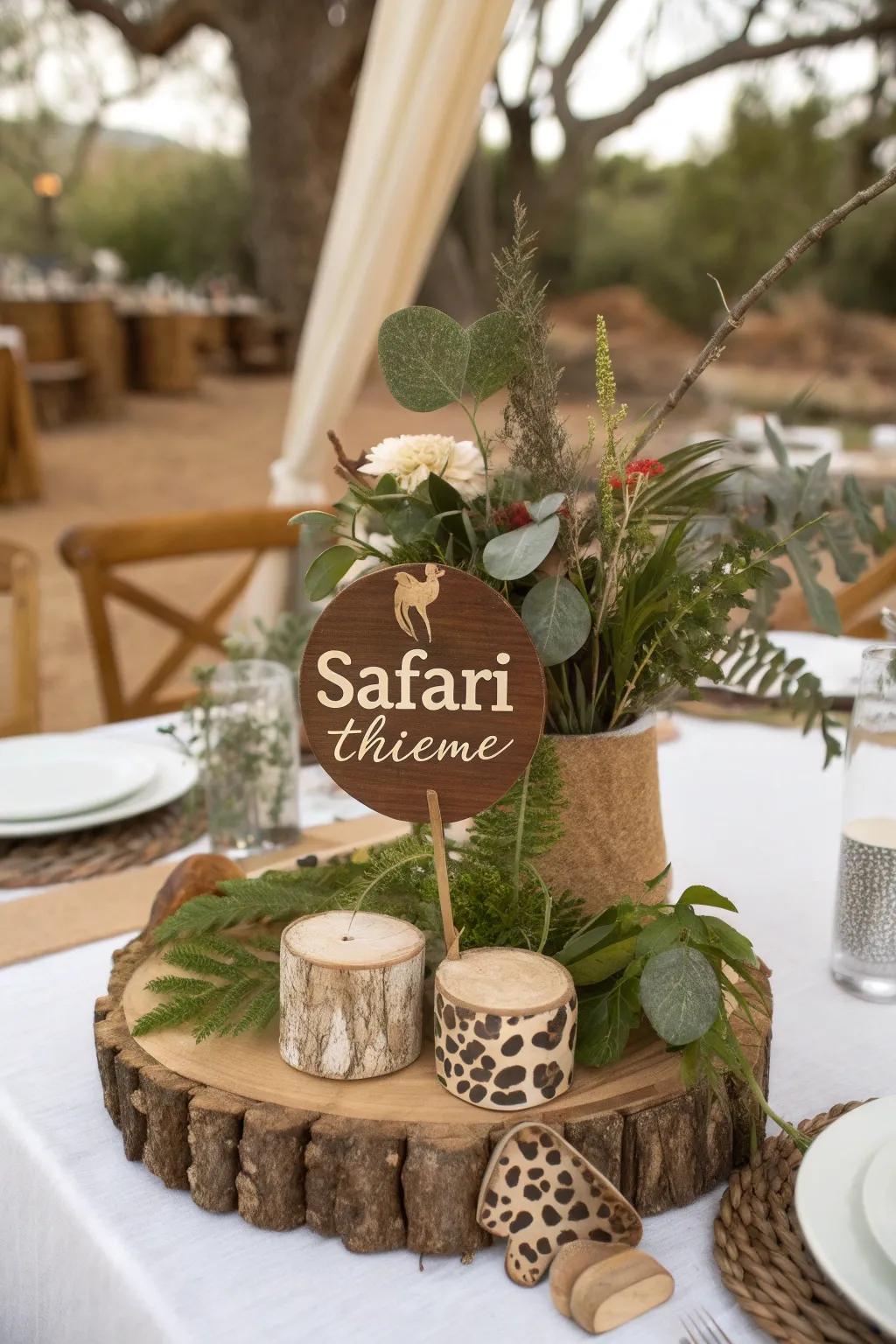 Personalized name tags add a custom touch.