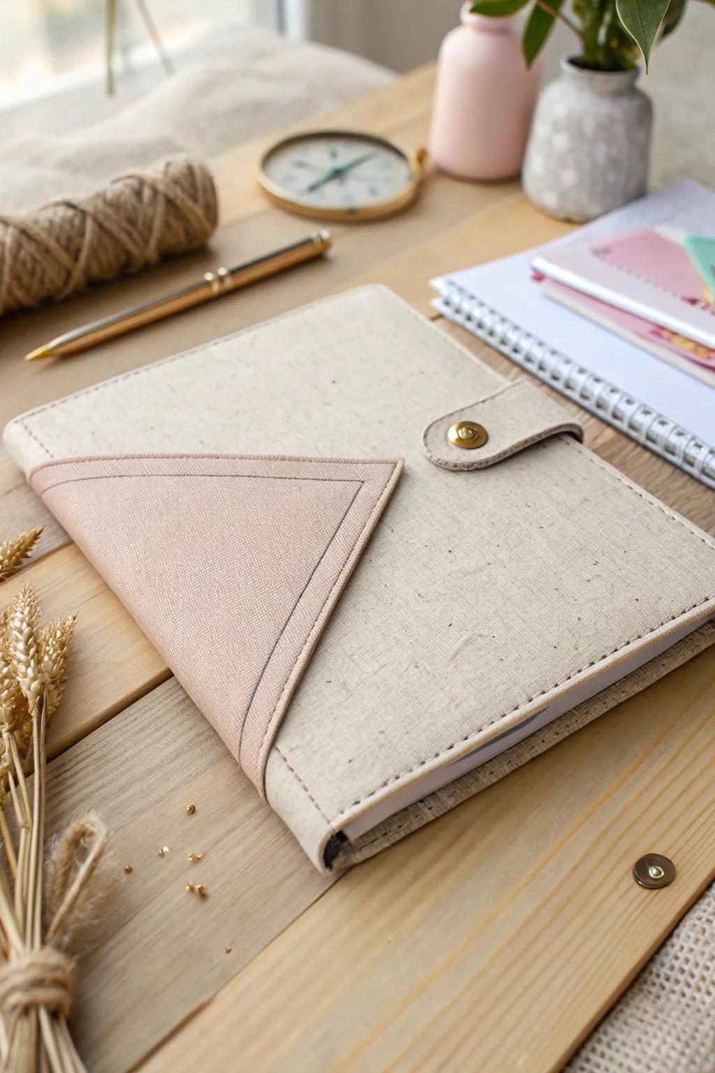 Uncover the charm: Add interactive flaps and pockets to your scrapbook for a delightful surprise.