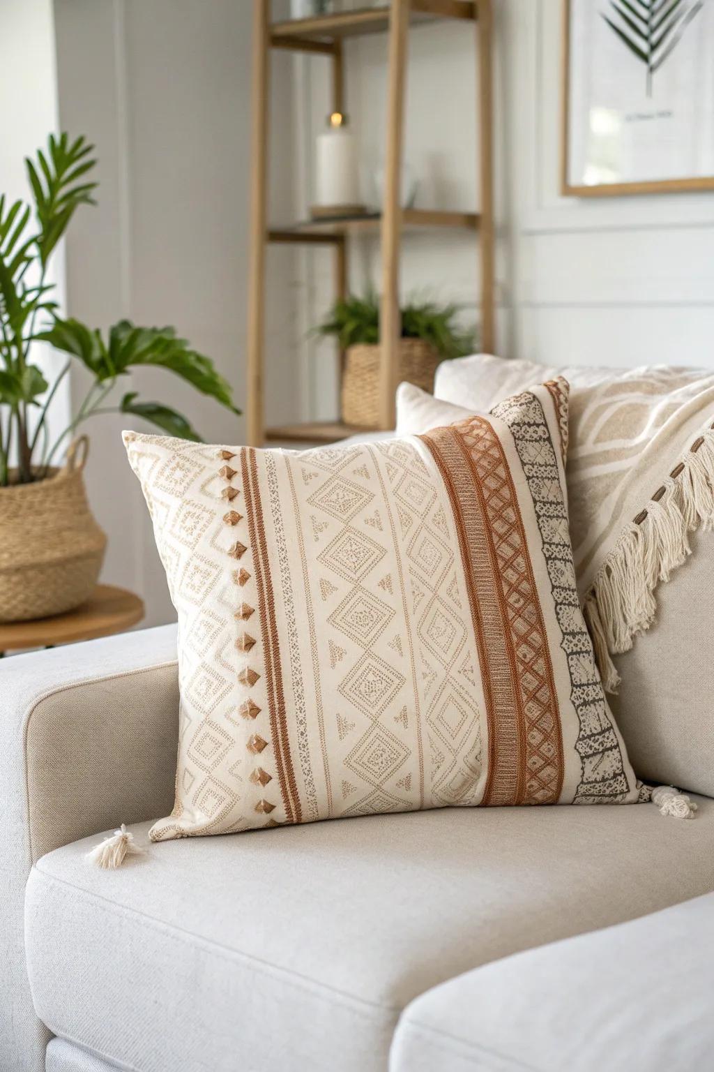 Add a touch of elegance and personality to your space with handcrafted custom throw pillows.