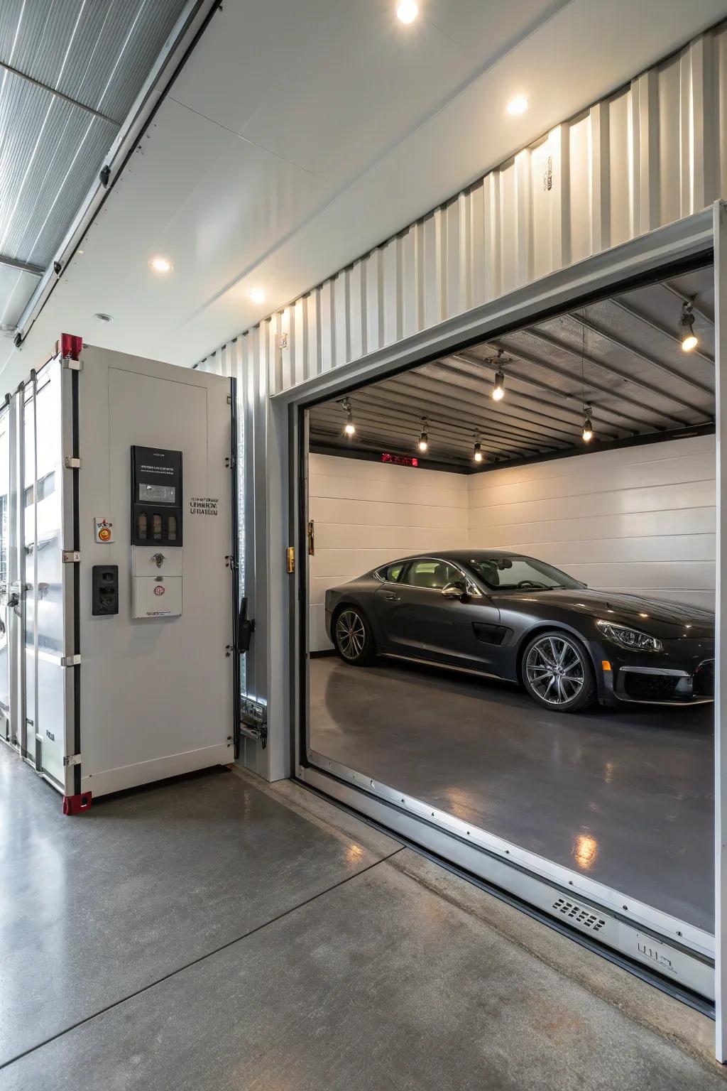 Step into the future with a high-tech haven that blends innovation and style.