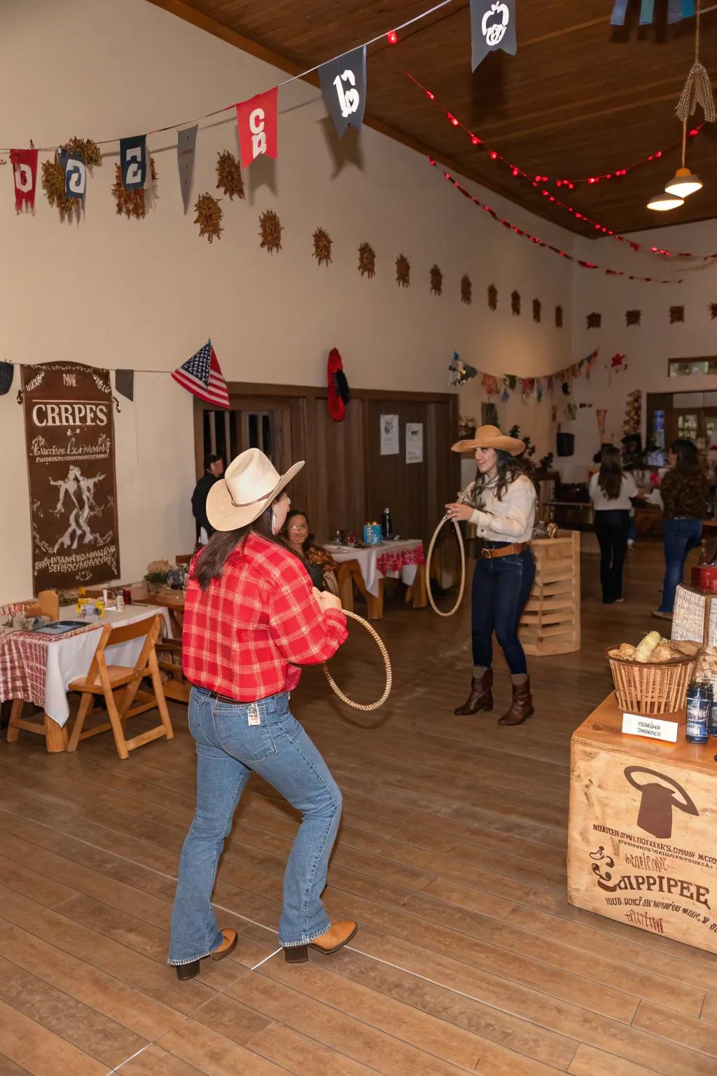 Cowboy-themed party with exciting Wild West activities.