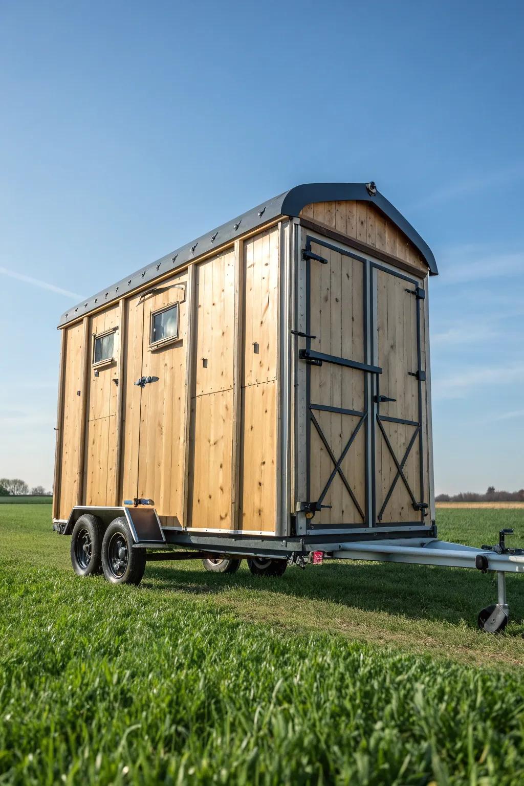 Craftsmanship on Wheels: The Perfect Portable Shed for Every Move