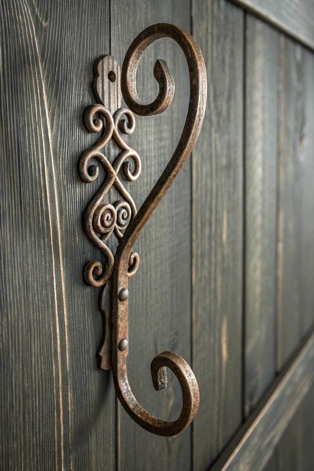 Elevate your entryway with artisanal elegance: a wall hook that doubles as art.