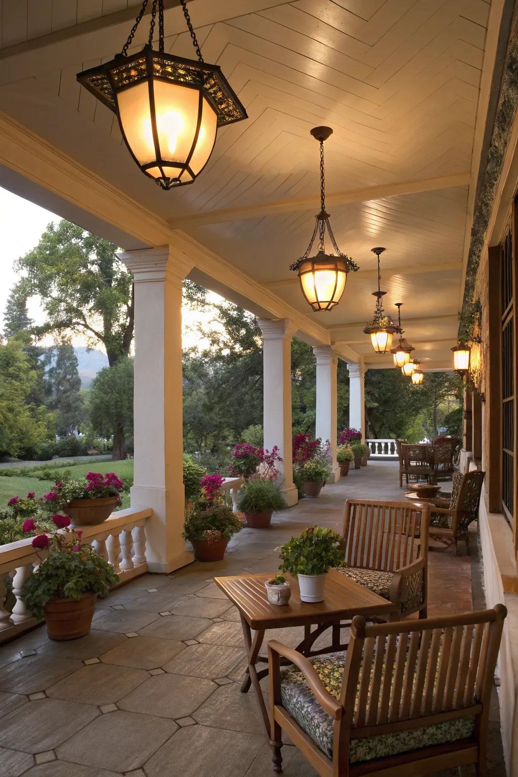 Traditional lights provide timeless elegance to your outdoor spaces.