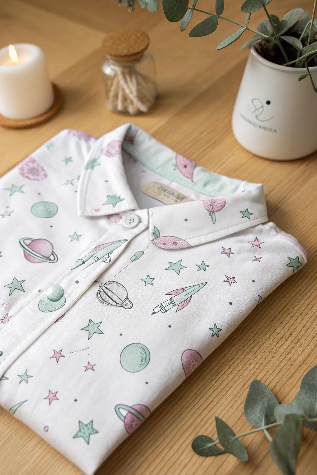 Blast off into style with this dreamy space-themed birthday shirt, perfect for a universe of celebrations!