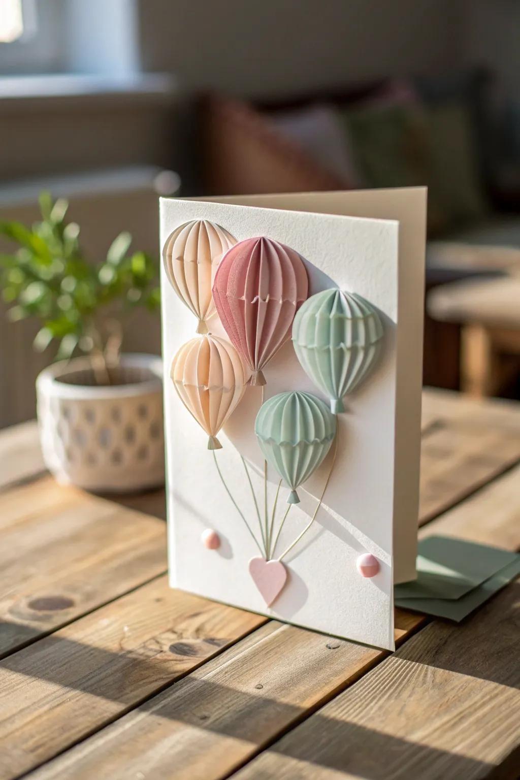 Elevate your celebrations with a touch of minimalist elegance and boho whimsy—discover the magic of 3D balloons in your greeting cards.