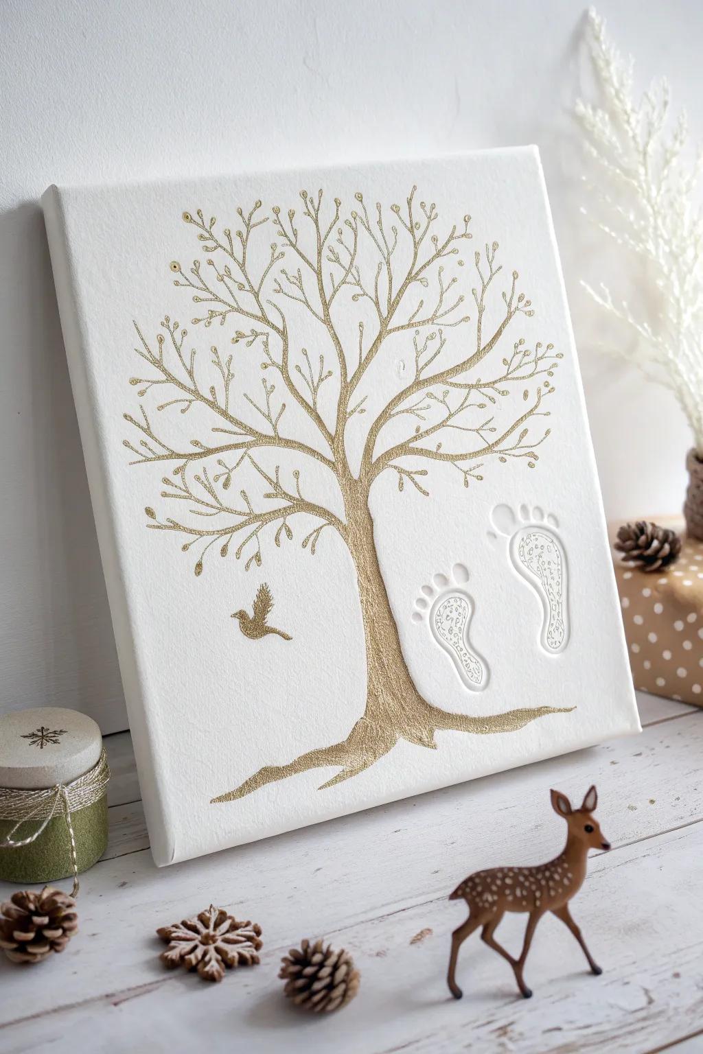 Step into a magical forest with every footprint.