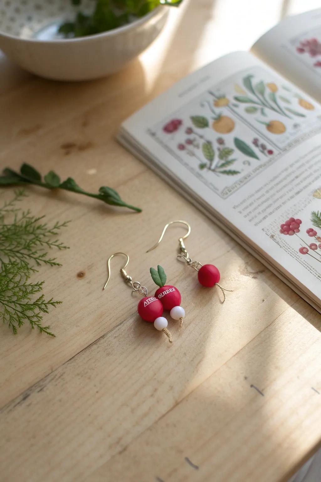 Embrace your inner Luna Lovegood with these whimsical radish earrings and a touch of magic from The Quibbler. #LunaLovegoodStyle #ScandiBohoCharm
