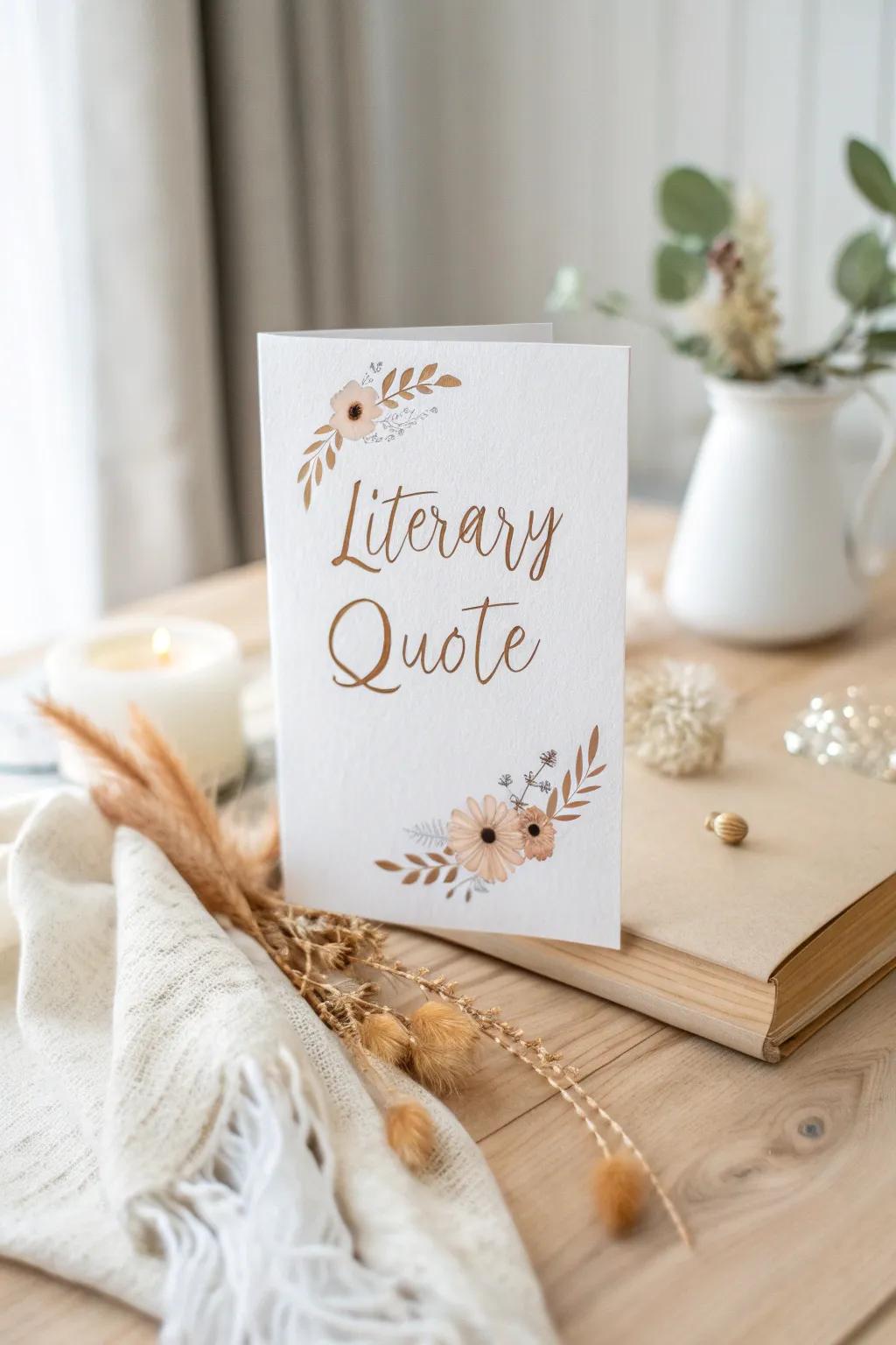 Celebrate the art of teaching with a touch of literary elegance. 🌿📚 #TeacherAppreciation #MinimalistBeauty