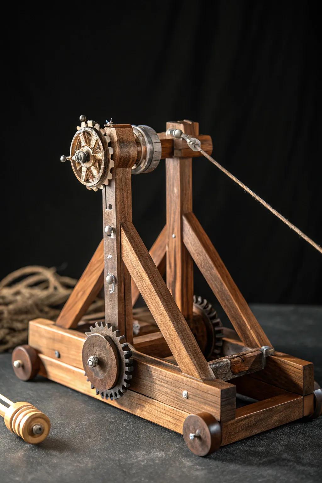 Master the Art of Motion: Experience the elegance and power of dual-arm catapult design.