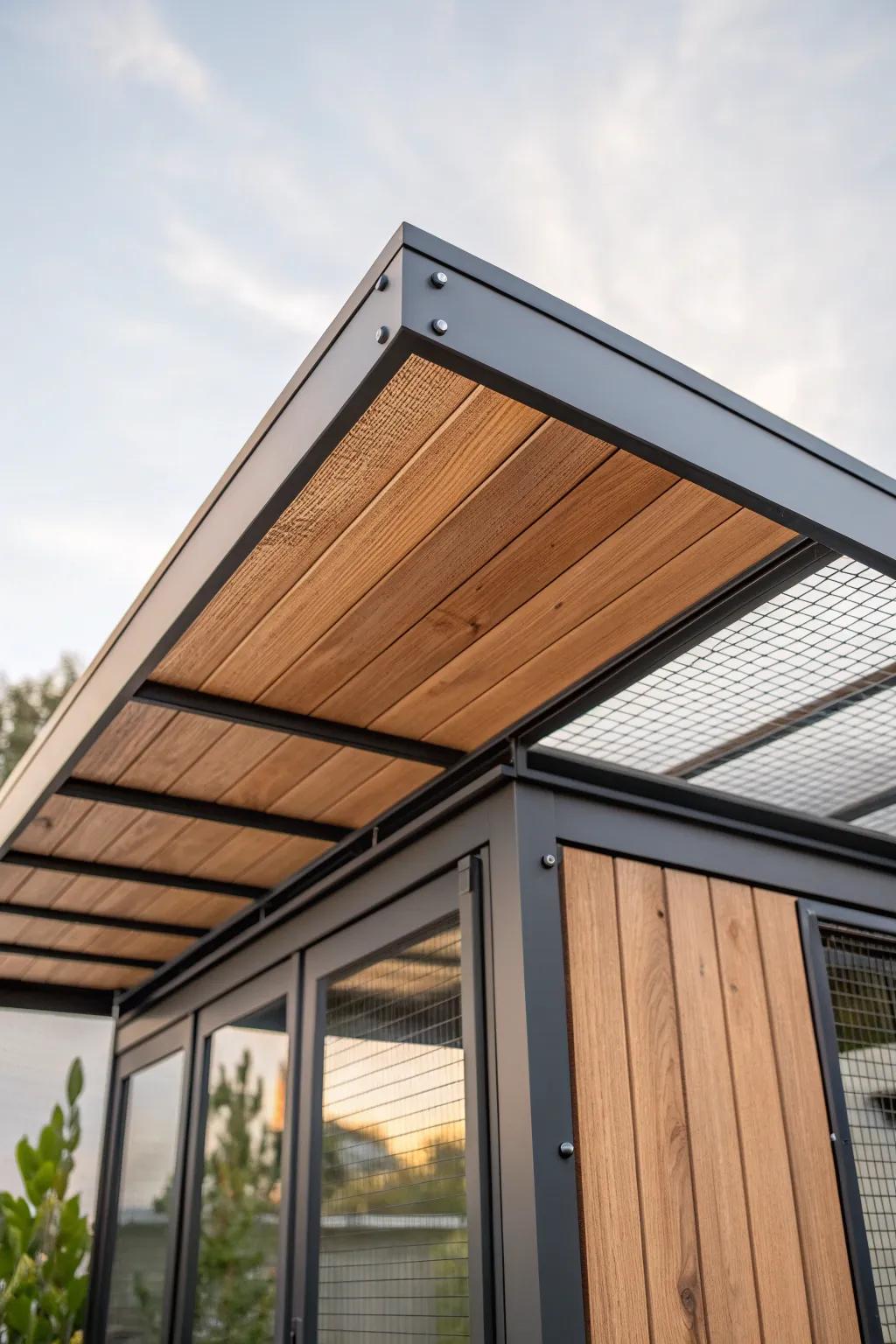 Customize your catio with a modular panel system that blends Scandinavian simplicity with Boho elegance.