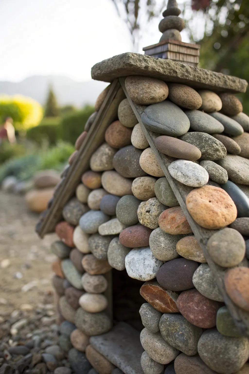 Elevate your coop with an earthy, stone-crafted roost that blends rugged beauty with lasting durability.