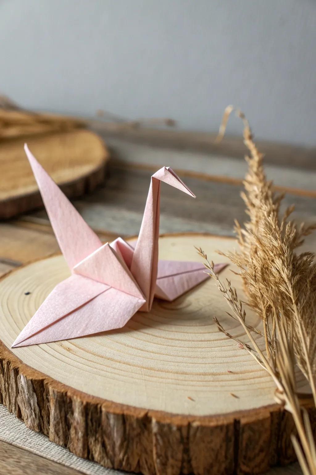 Elevate your decor with the simple elegance of origami art. 🌿✨