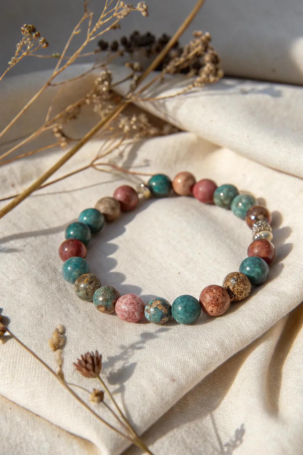Embrace timeless elegance with vintage bead bracelets.