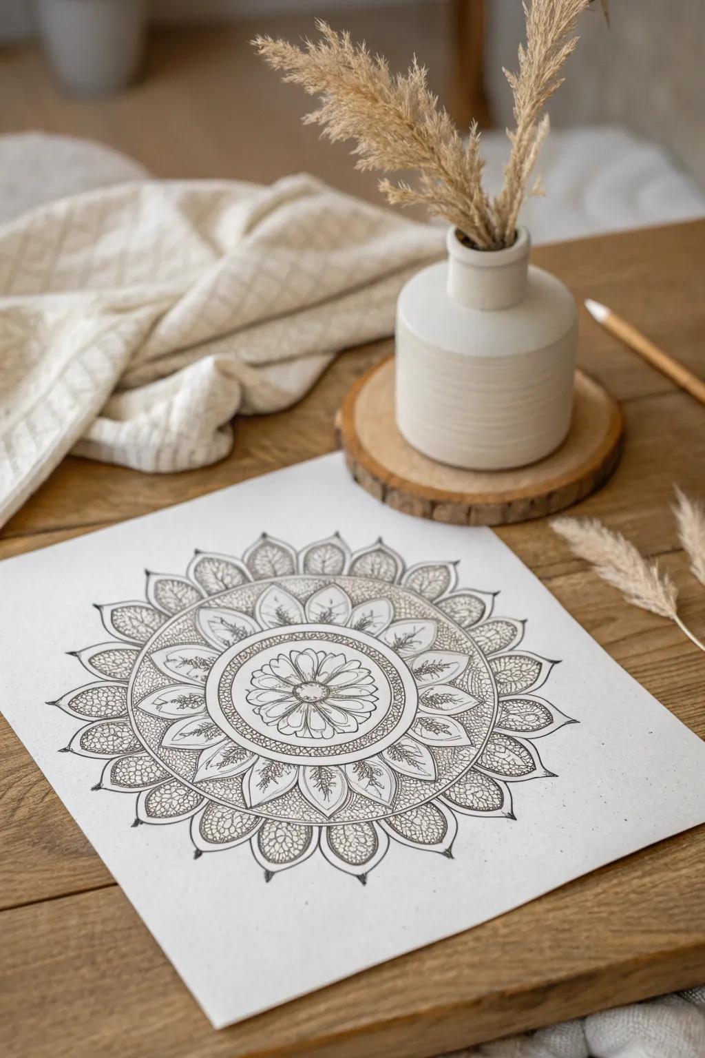 Find your zen with intricate mandalas – where simplicity meets artistry.
