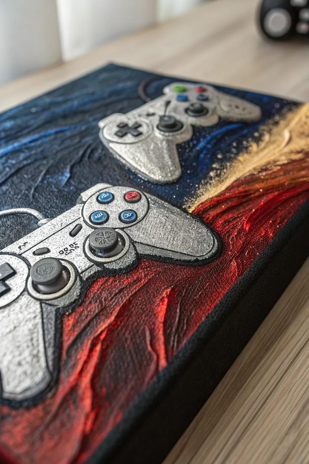 Dive into the depths of textured game art—a masterpiece that brings your favorite virtual worlds to life with tactile allure.