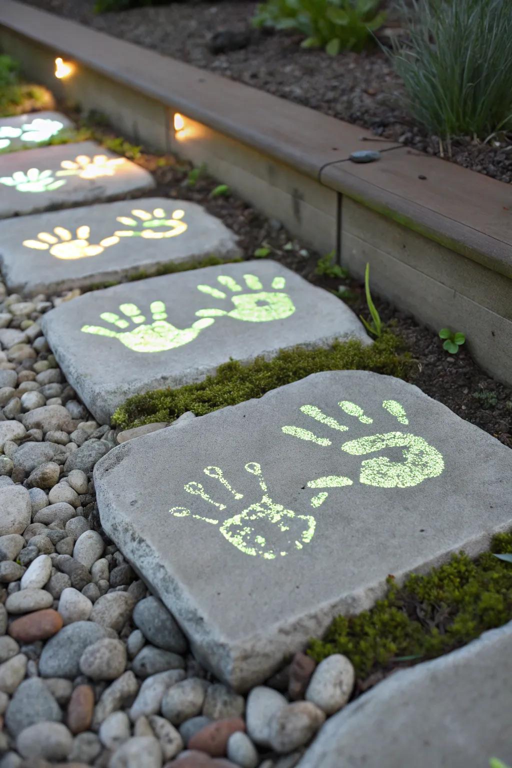 Illuminate your garden path with the warm glow of family memories. 🌿✨ #EveningGlowPath #FamilyCrafts