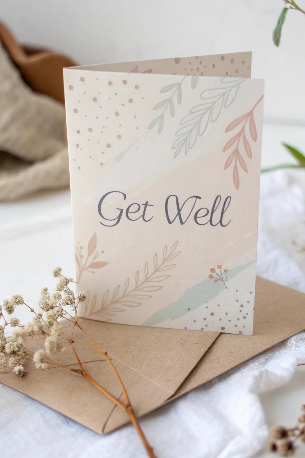 Unveil the surprise: a hidden message card that speaks from the heart.