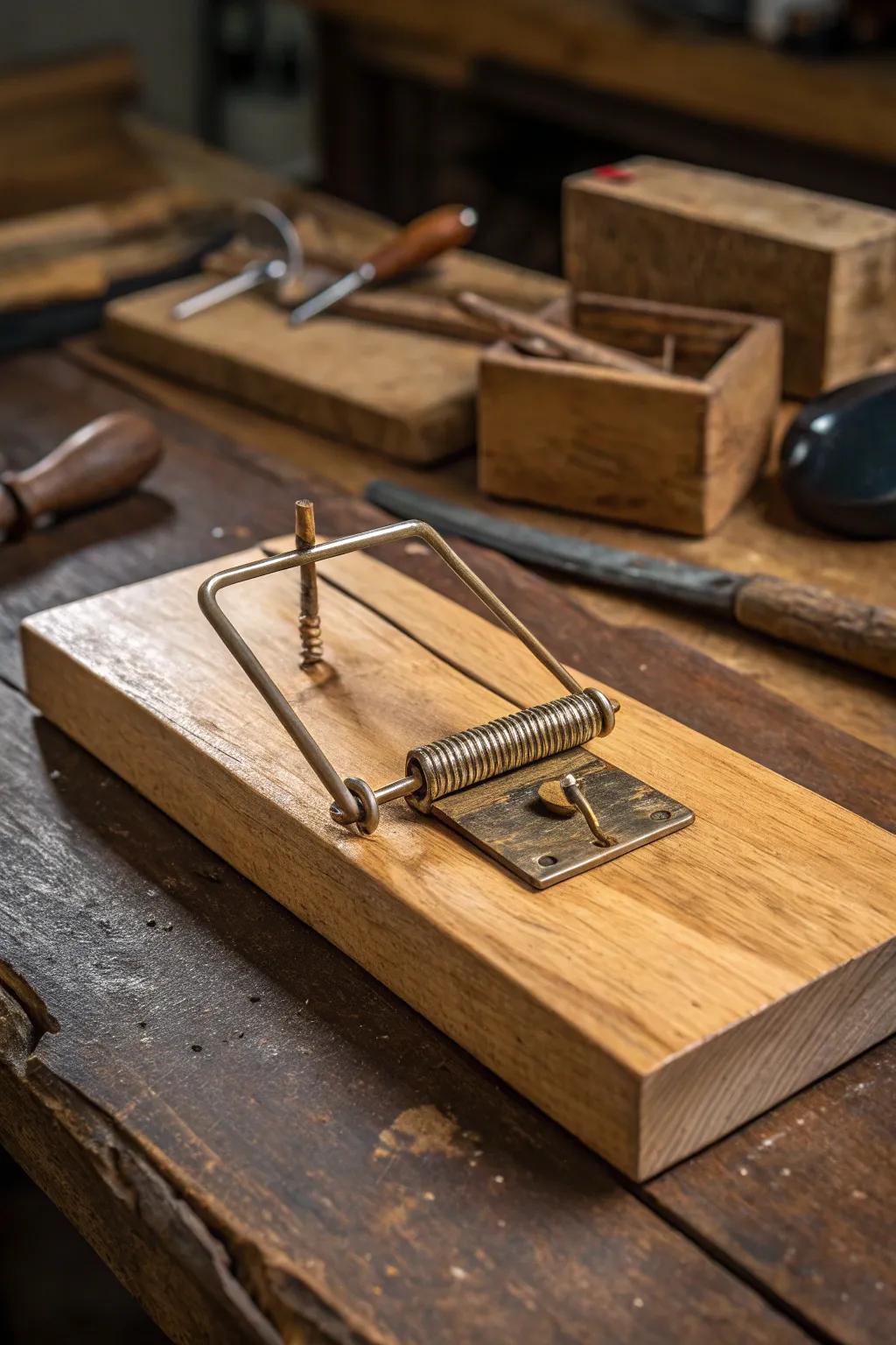 Innovative Craftsmanship: The Magnet Tipping Trap - A blend of physics and art.