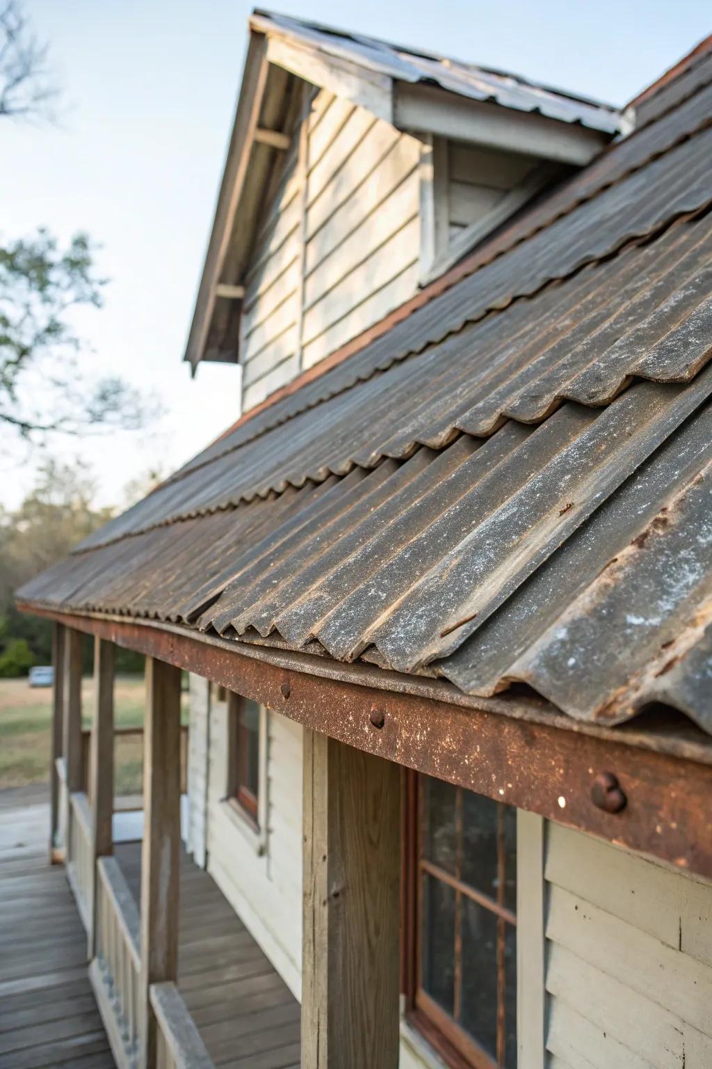 Rediscover rustic charm with a vintage tin roof, where nostalgia meets craftsmanship.