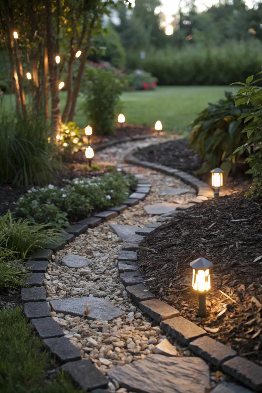 Illuminate your garden path with a touch of craftsmanship and magic.