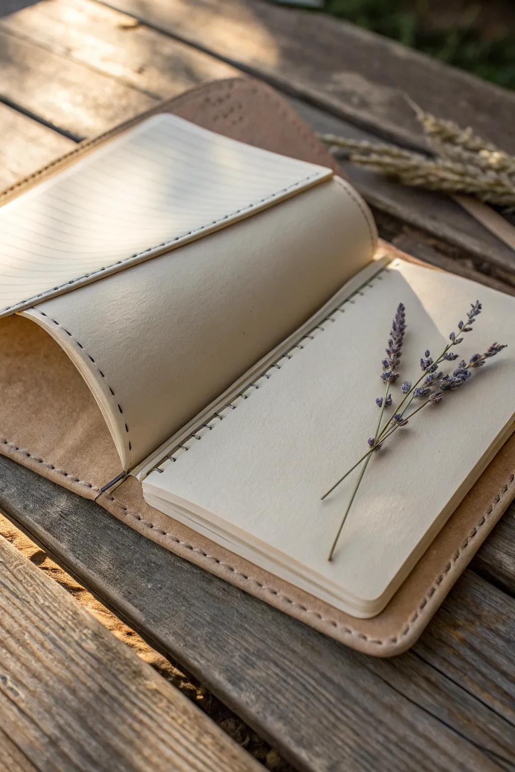 Embrace simplicity with a minimalist notebook that speaks volumes in elegance and style.