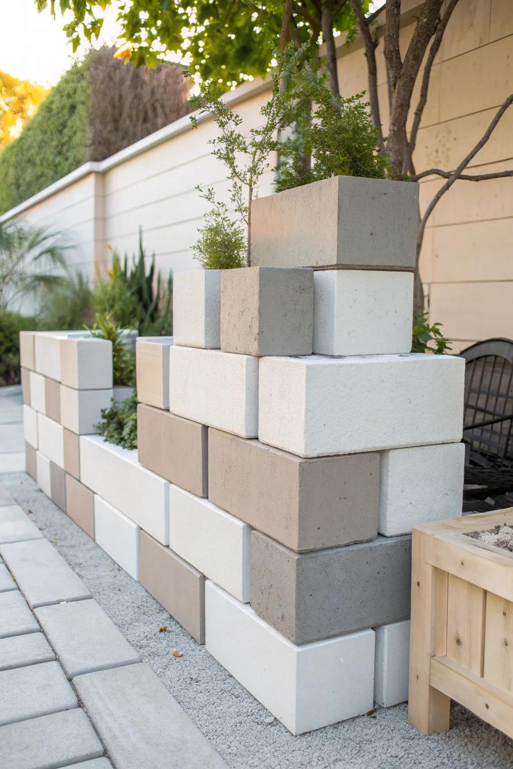 Transform your patio with a chic, minimalist divider that offers both privacy and style.