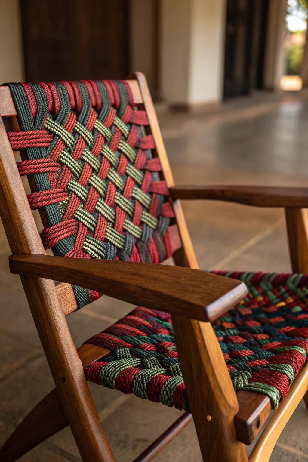 Elevate your space with the artistry and functionality of a paracord adjustable chair—where craftsmanship meets comfort.