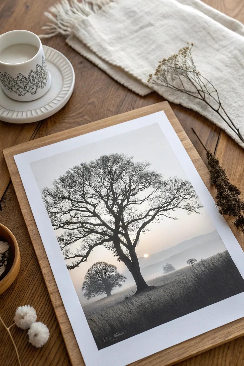 Discover the art of storytelling through minimalist silhouettes. Embrace simplicity with a touch of natural beauty.