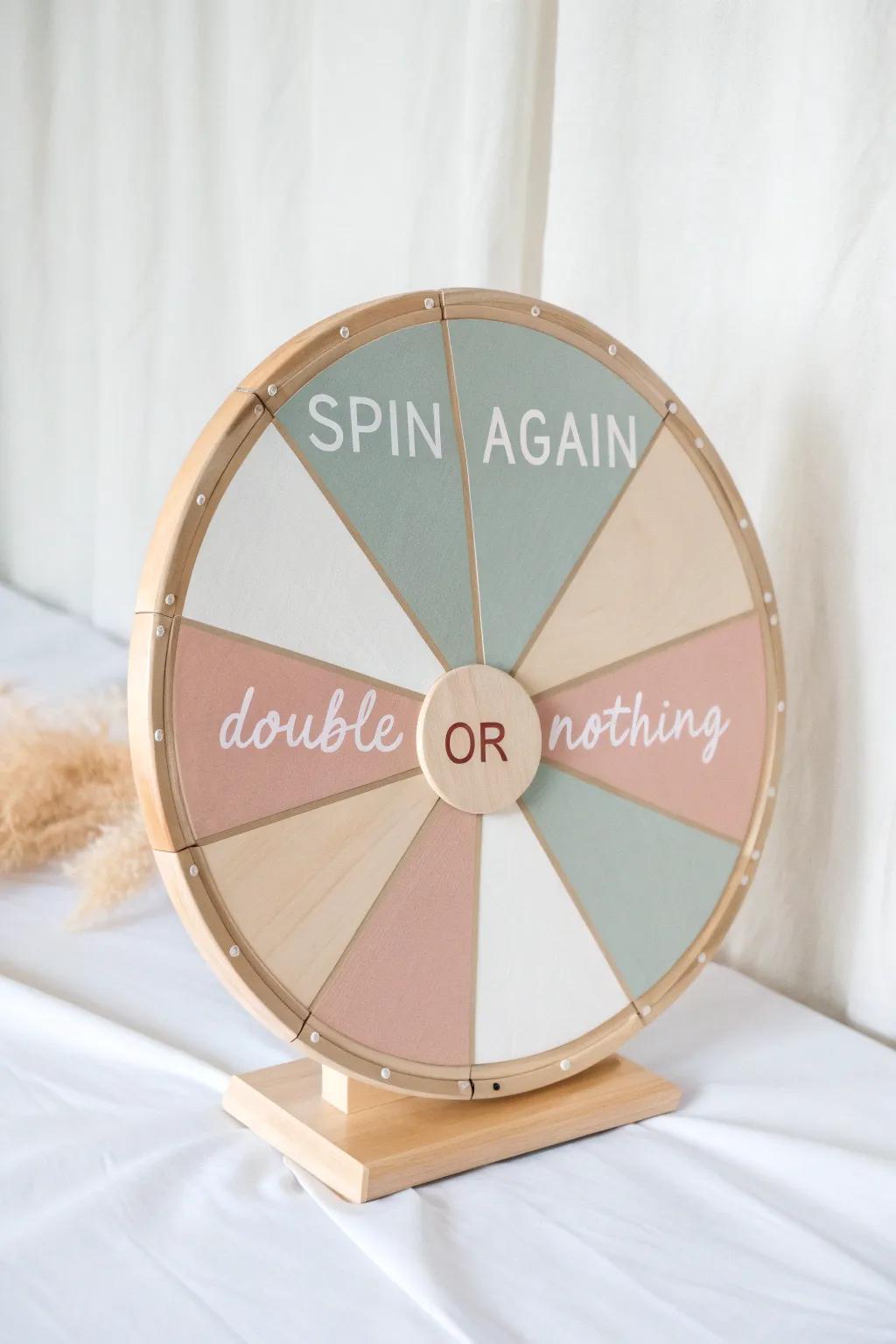 Spin your way to surprises with a touch of elegance and simplicity. ✨