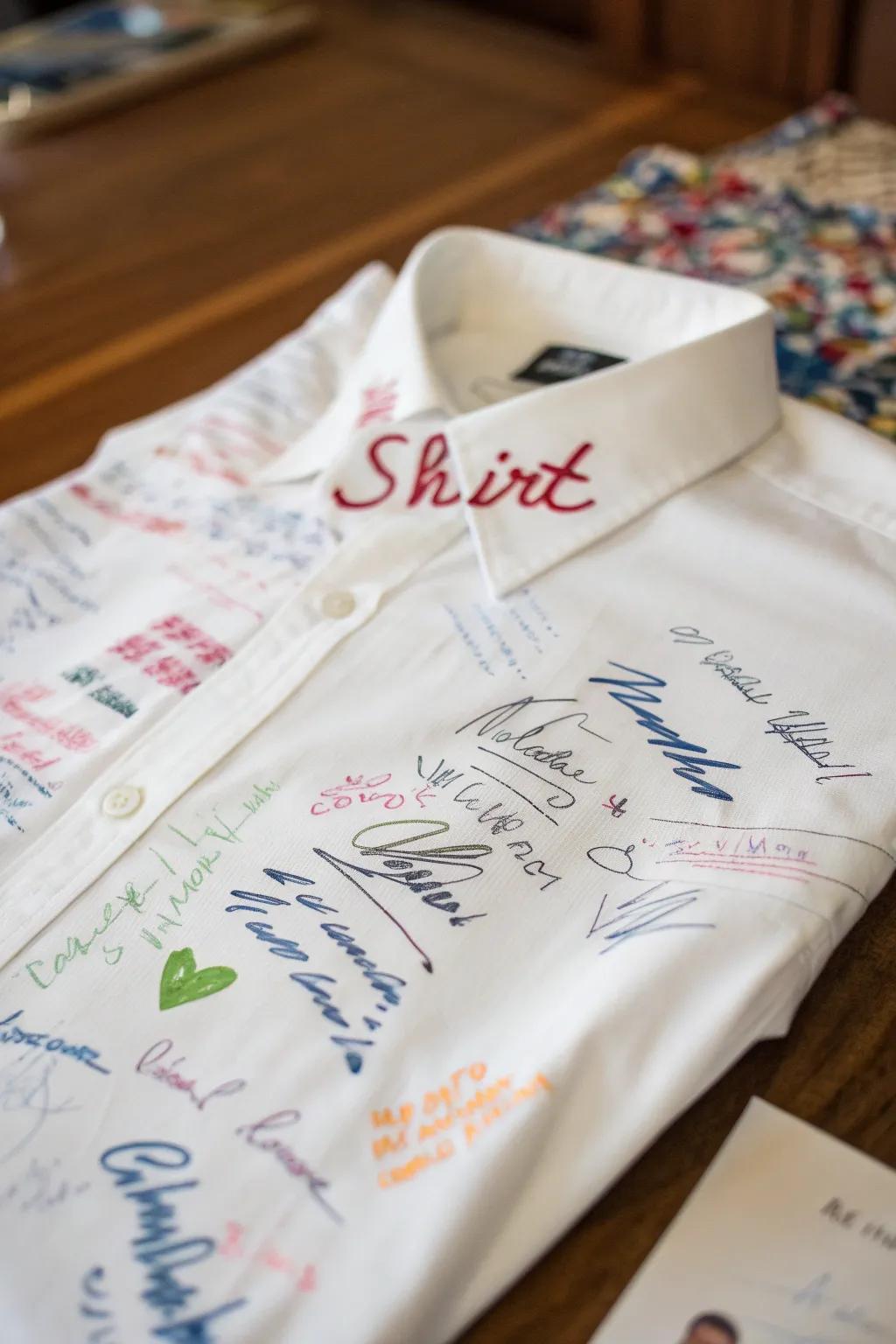 Turn your shirt into a canvas of memories and craftsmanship.