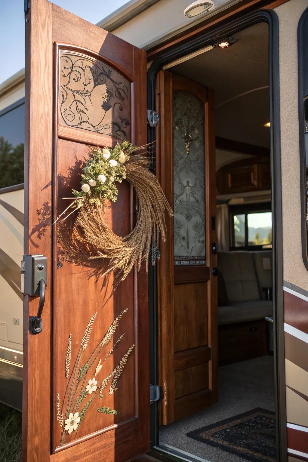 Welcome home with a touch of handcrafted elegance.