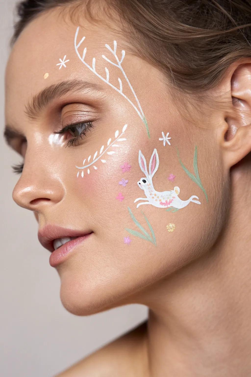 Celebrate spring with joyful, minimalist rabbit designs that add a playful hop to your look!