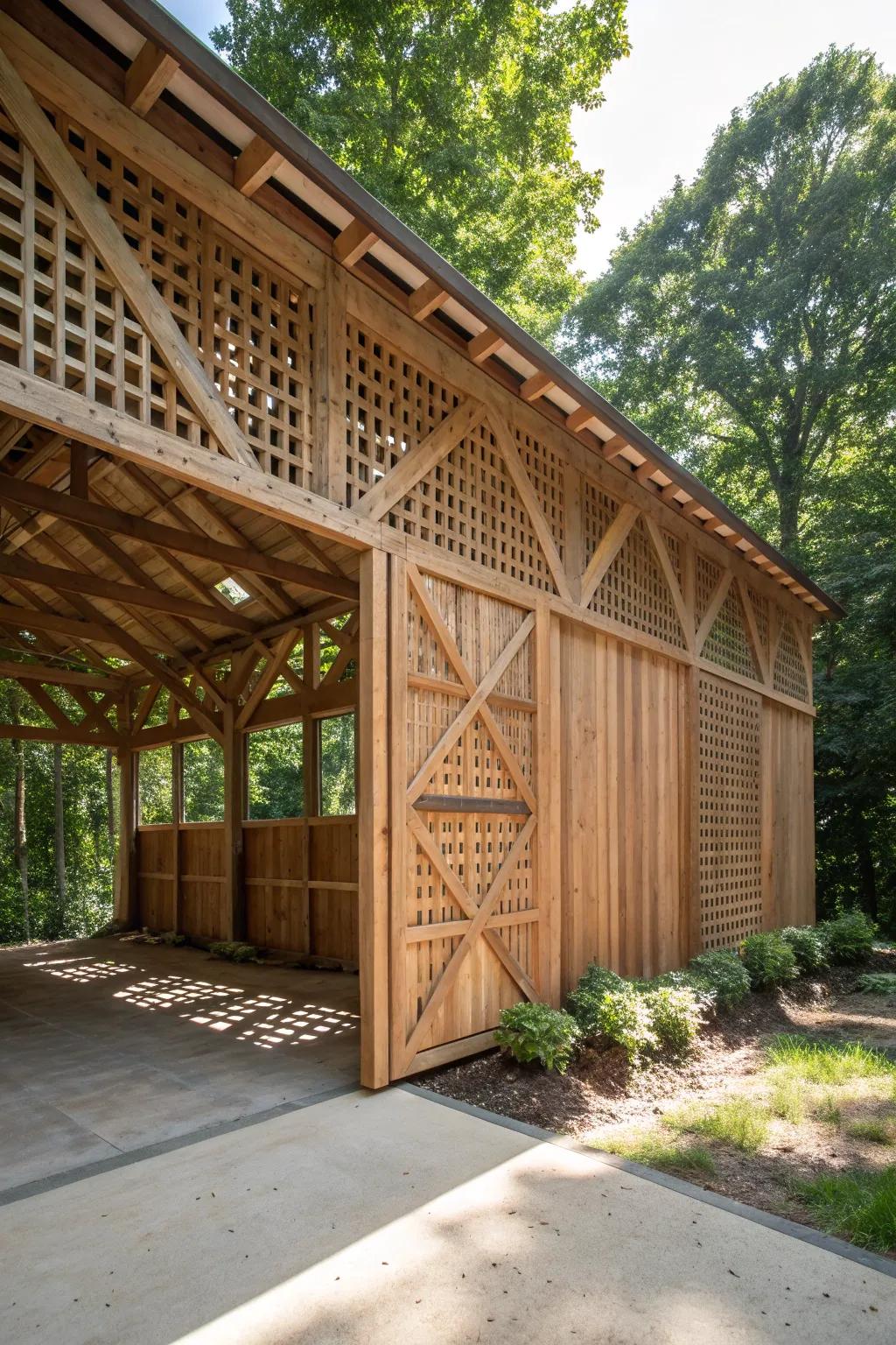 Breathe Easy: A Tractor Shed That Embraces Nature's Touch