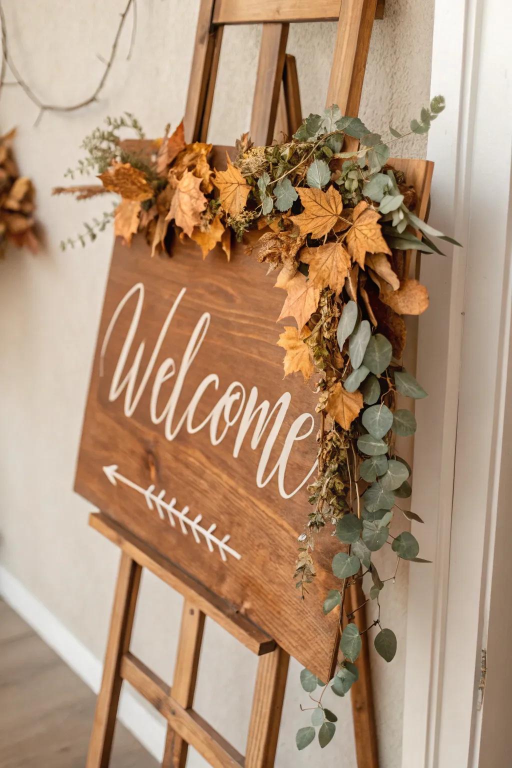 Embrace the season with a touch of nature's elegance. 🍂✨