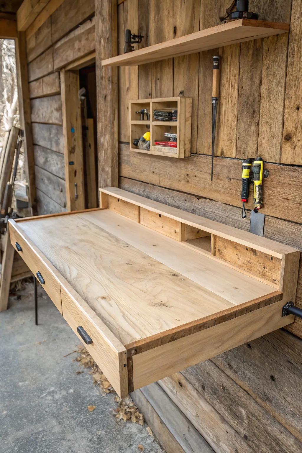 Discover the art of surprise with hidden pop-up workspaces: where craftsmanship meets creativity.