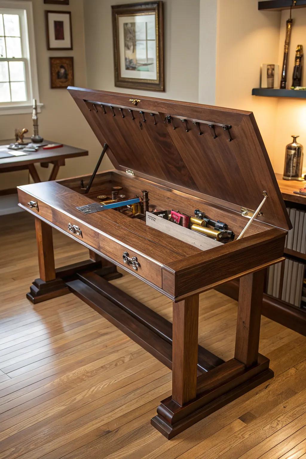 Masterpiece in Motion: A Workbench That Transforms Your Space