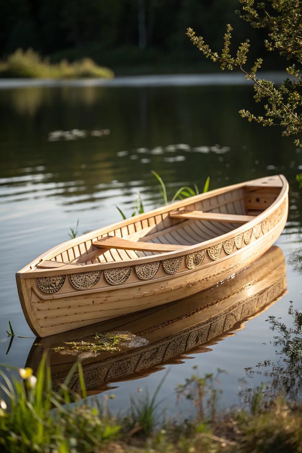 Sail on faith with handcrafted beauty: a minimalist nod to timeless stories.