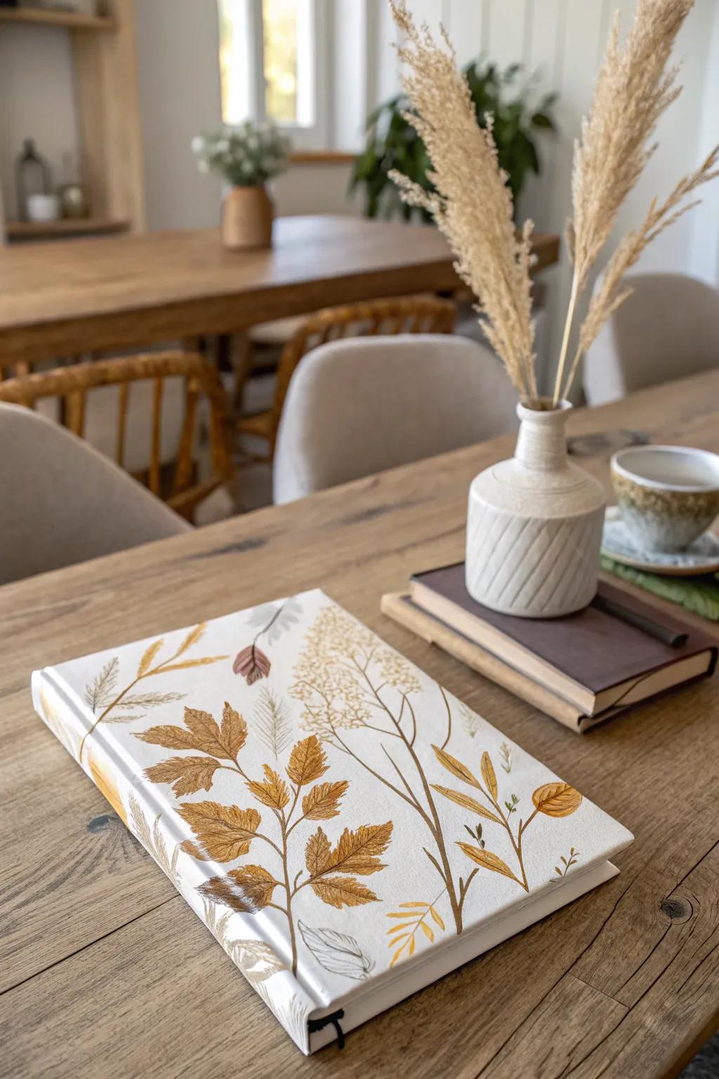 Transform your reading nook with a touch of seasonal splendor.