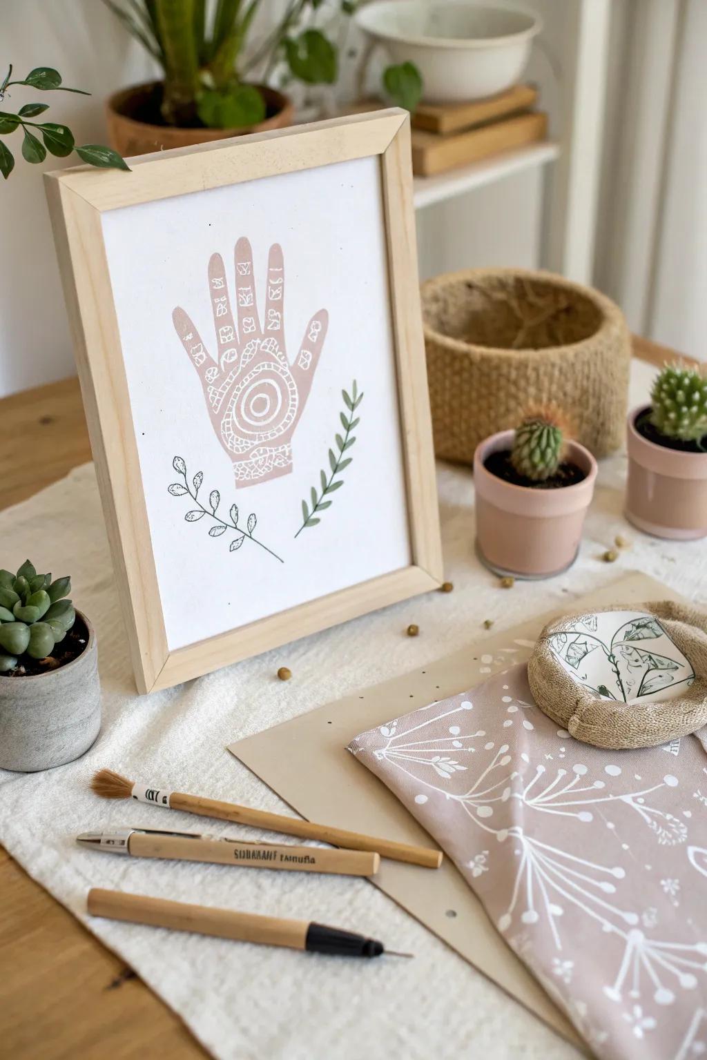 Celebrating community helpers through the art of handprints – a minimalist craft that speaks to the heart and home.