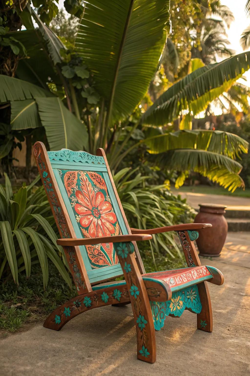 Escape to your personal paradise with vibrant hues and exquisite craftsmanship.