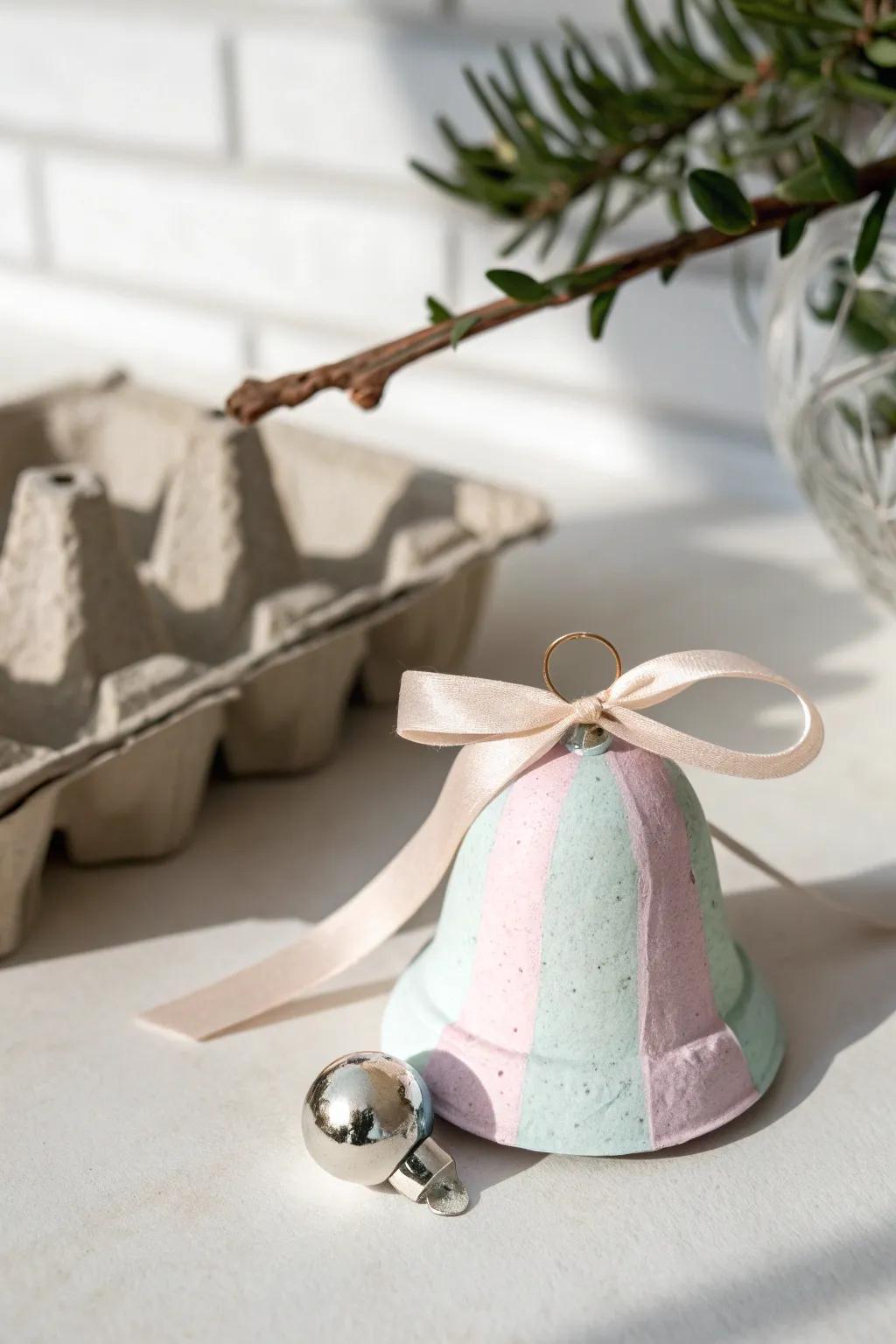 Charming simplicity: Craft your own beautiful bell ornaments with just a few materials!