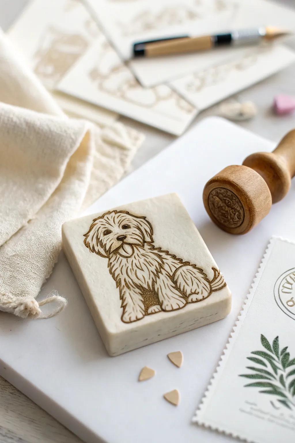Craft your own pet-inspired stamps for a personalized touch to your projects!