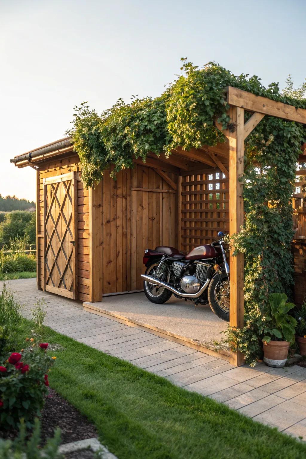 Seamless garden integration: Where craftsmanship meets nature in perfect harmony.