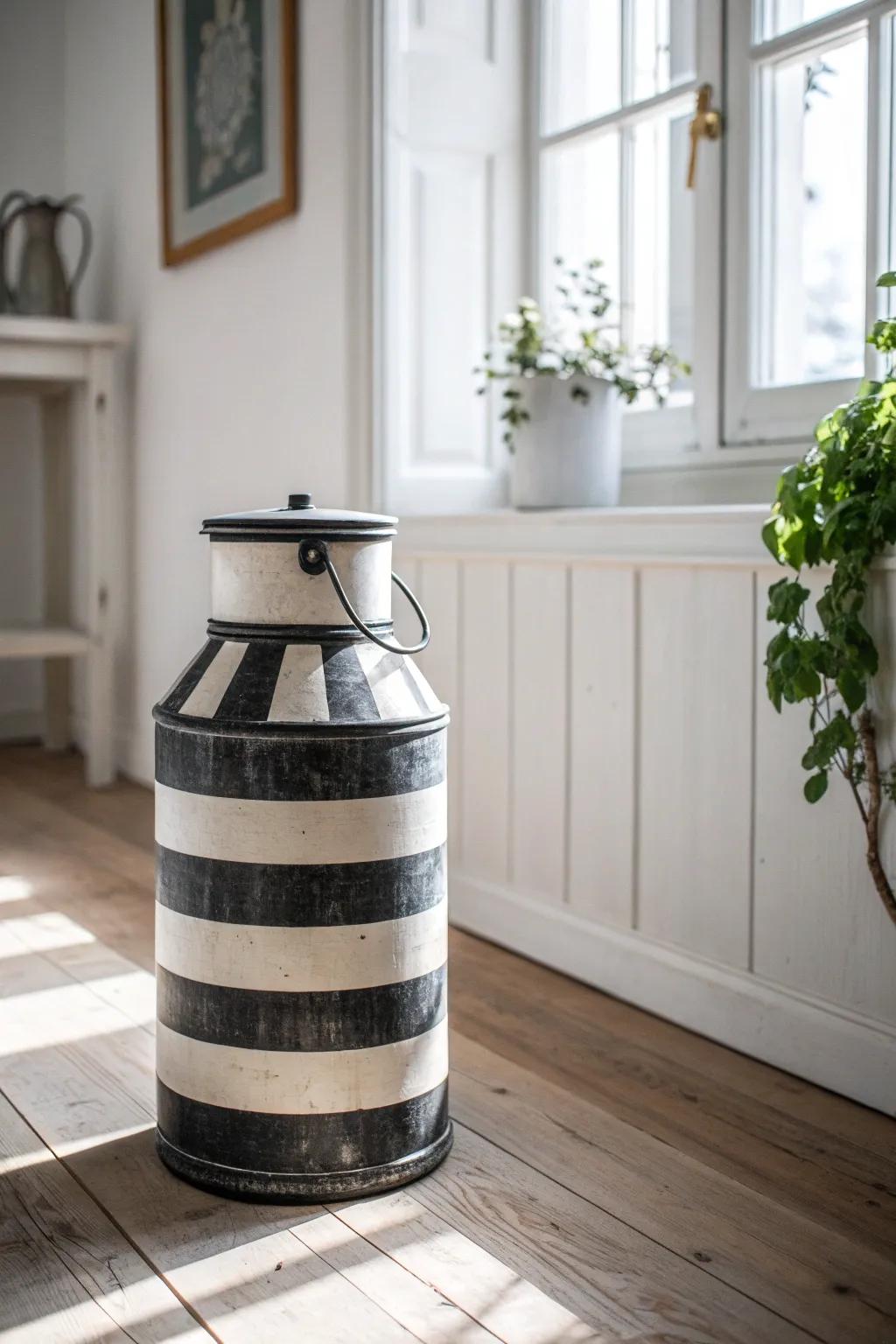 Embrace timeless elegance with classic stripes, where simplicity meets sophistication in every detail.
