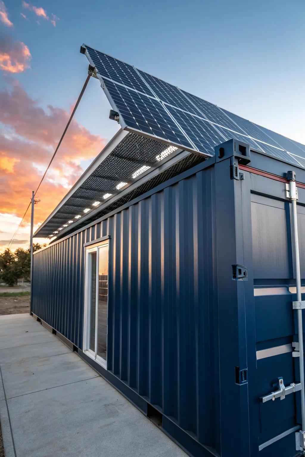 Harness the power of the sun with a bold and sustainable solar roof for your garage.