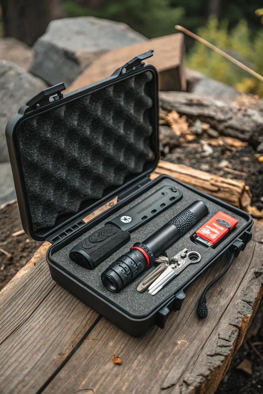 Prepare for the wild with a meticulously crafted outdoor survival toolbox, your perfect adventure companion.